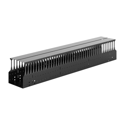 Vertikale Kabel-Bindepanels mit verlängerten Stegen für RSG2/RSG4