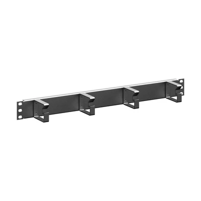 19" Kabel-Bindepanels mit Metall-Bügeln