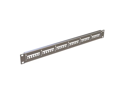Kabelklemmenkonsole und Erdungsschiene für Patch Panel