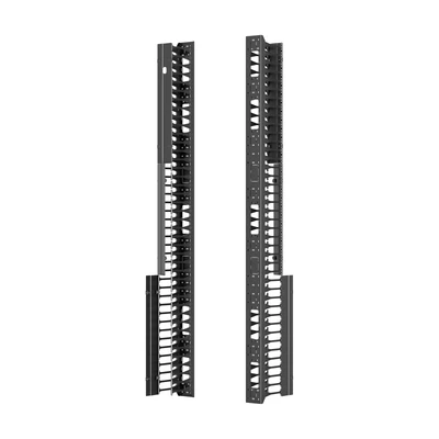 Vertikale Kabel-Bindepanels mit verlängerten Stegen für RF1/Ri7/Ri7 Server 800 mm breit